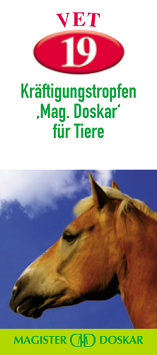 Magister Doskar VET 19 Kräftigungstropfen