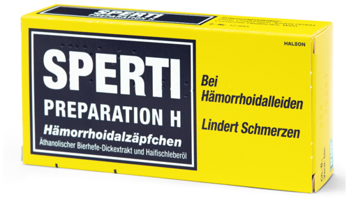 Sperti Preparation Hämorrhoiden Zäpfchen