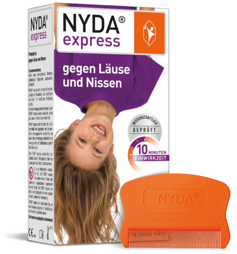 Nyda express Pumpspray inkl. Nissenkamm