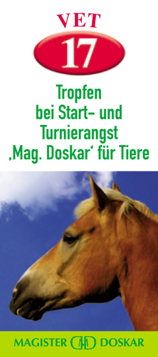 Magister Doskar VET 17 Tropfen bei Start- und Turnierangst
