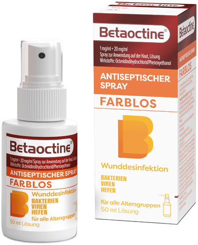 Betaoctine 1 mg/ml + 20 mg/ml Spray