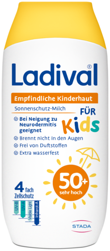 Ladival Empfindliche Kinderhaut Sonnenschutz-Milch LSF 50+