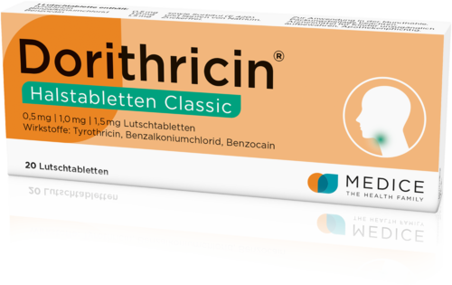 Dorithricin Halstabletten Classic 0,5 mg / 1,0 mg / 1,5 mg Lutschtabletten