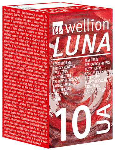 Wellion Luna Harnsäure-Teststreifen