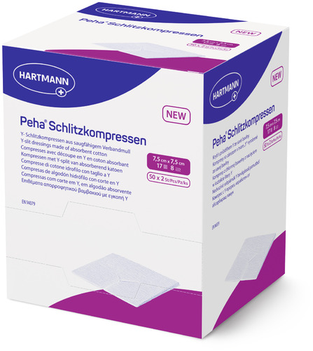 Peha Schlitzkompressen 8fach