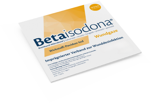Betaisodona Wundgaze 10x10 cm