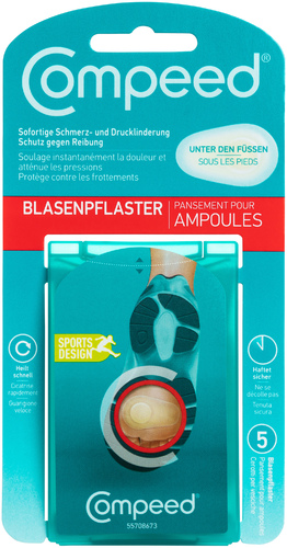 Compeed Blasenpflaster unter den Füßen