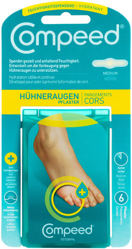 Compeed Hühneraugenpflaster Medium feuchtigkeitsspendend