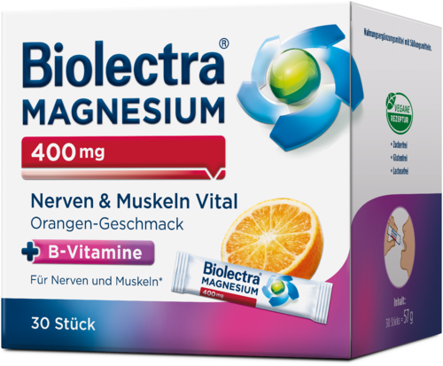 Biolectra Magnesium 400 mg Nerven & Muskeln Vital