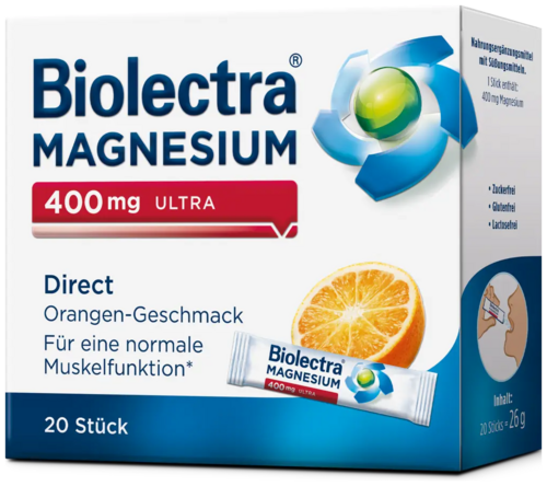 Biolectra Magnesium 400 mg ultra Direct Orange