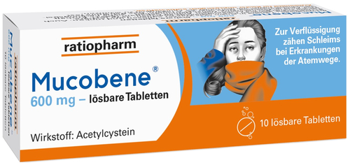 Mucobene 600 mg lösbare Tabletten