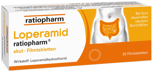 Loperamid ratiopharm akut - Filmtabletten