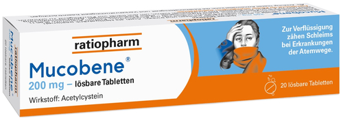 Mucobene 200 mg lösbare Tabletten