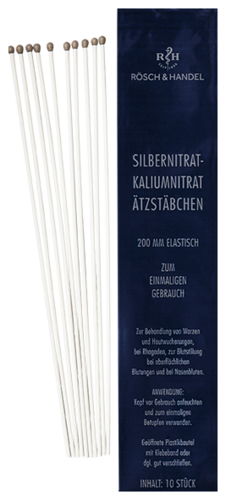 Silverin Sticks 50% mit Silbernitrat 200mm elastisch