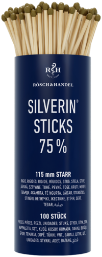Silverin Sticks 75% mit Silbernitrat 115mm starr