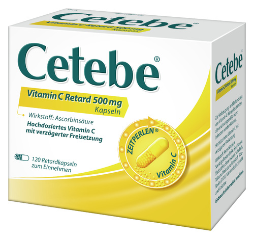 Cetebe Vitamin C Retard 500 mg - 120 Stück