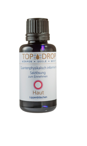 Top Drop Haut Lippenbläschen