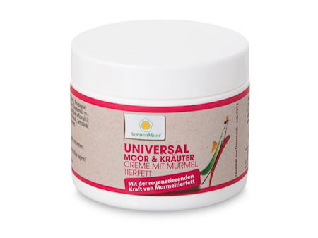 SonnenMoor Universal Moor und Kräutercreme mit Murmeltierfett - 70 g