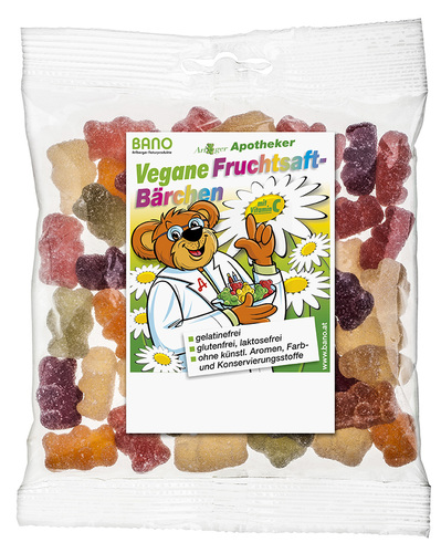 Bano Vegane Fruchtsaftbärchen ohne Gelatine