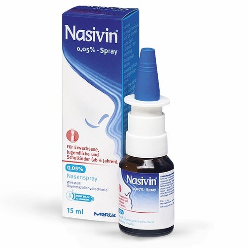 Nasivin Nasenspray 0,05% mit Dosierungspumpe
