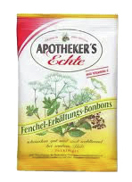 Apotheker's Echte Fenchel Hustenbonbons mit Vitamin C 