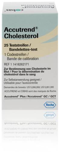 Roche Accutrend Cholesterol Teststreifen