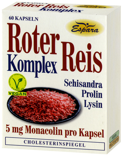 Espara Roter Reis Komplex Kapseln