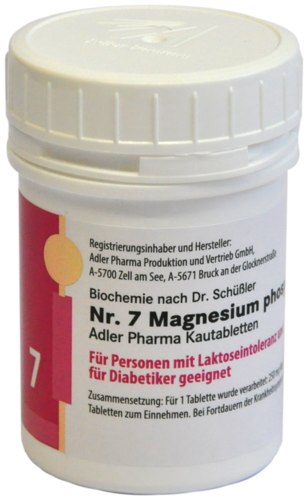 Adler Schüßler Kautablette Nr. 7 | Magnesium phosphoricum D6