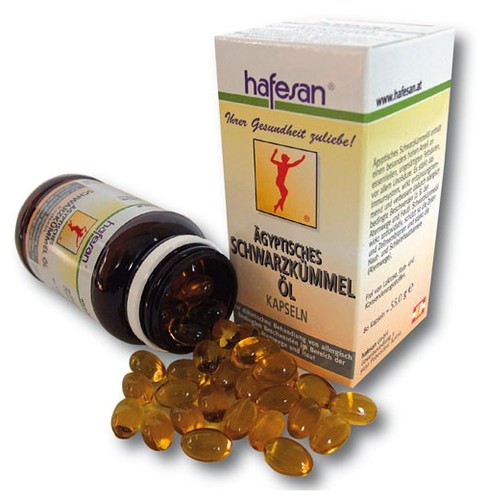 Hafesan Ägyptisches Schwarzkümmel Öl 500 mg Kapseln