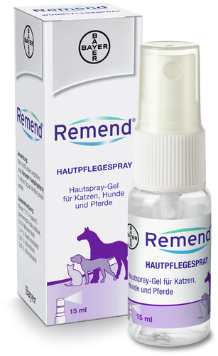 Remend Hautpflegespray für Katzen, Hunde und Pferde