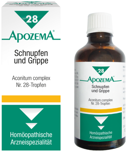 Apozema Schnupfen- und Grippe-Tropfen Nr. 28