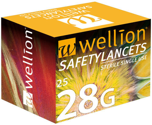 Wellion SafetyLancets 28G